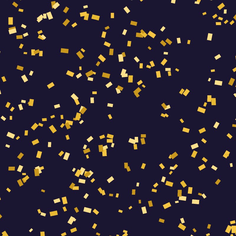 Metallic folie konfetti — goud