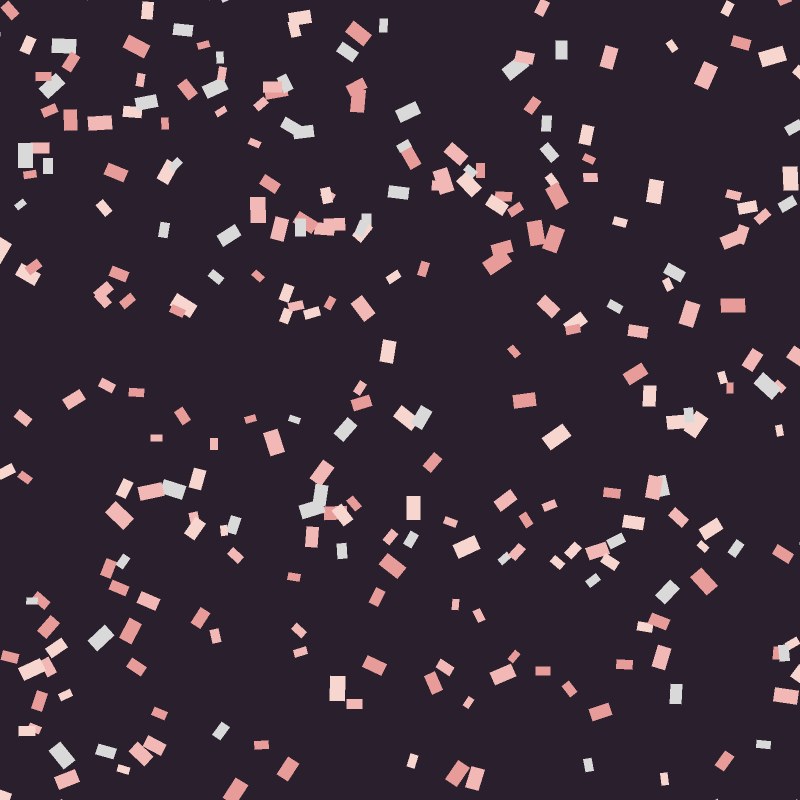 Metallic folie konfetti — rosé
