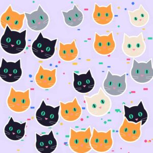 Huisdier-konfetti — jouw kat